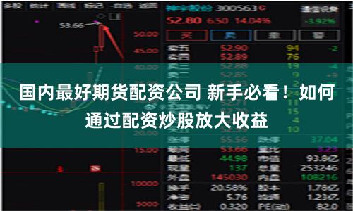 国内最好期货配资公司 新手必看！如何通过配资炒股放大收益